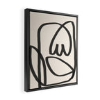 Abstract Tulip Framed Canvas Print Gallery Image 2