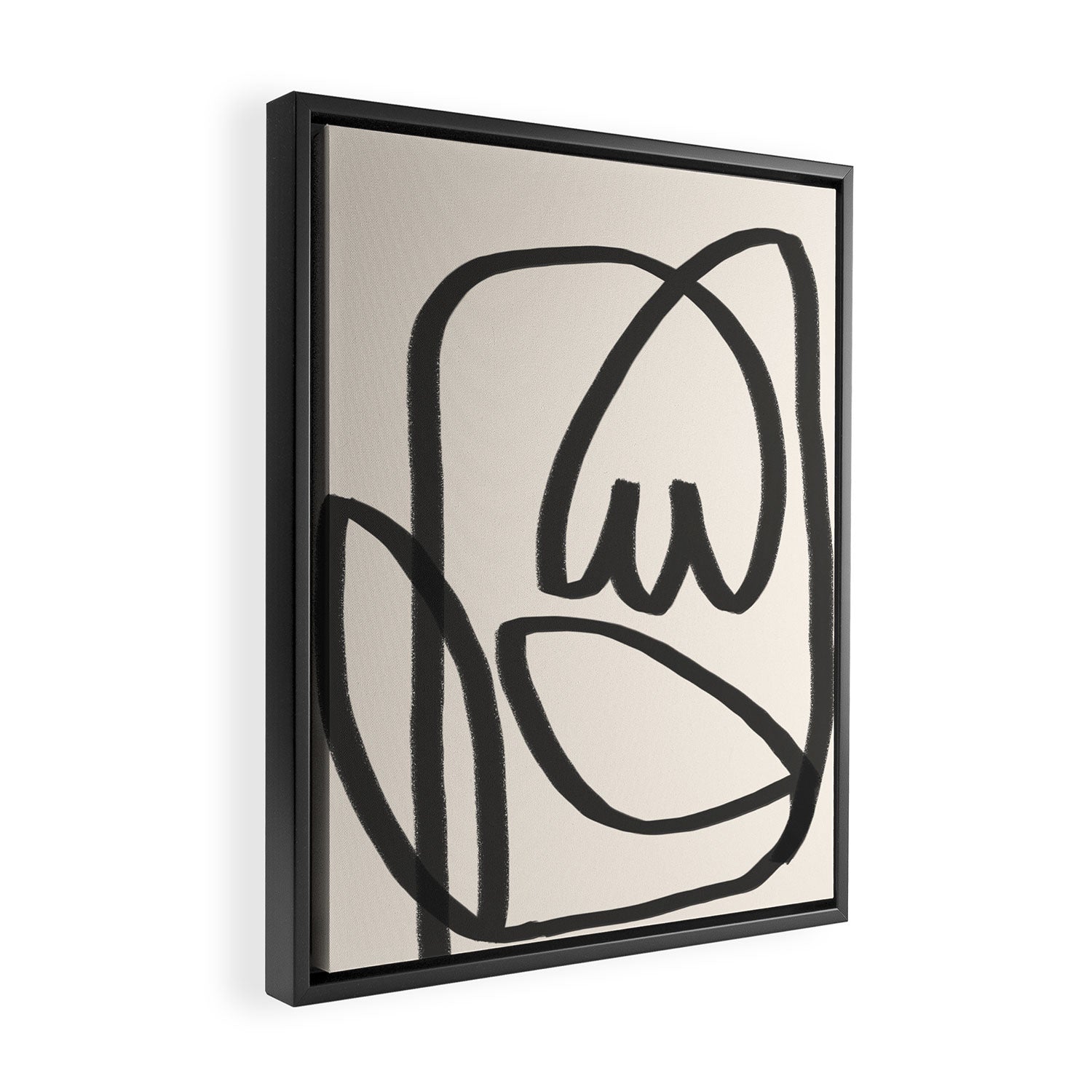 Abstract Tulip Framed Canvas Print Gallery Image 2