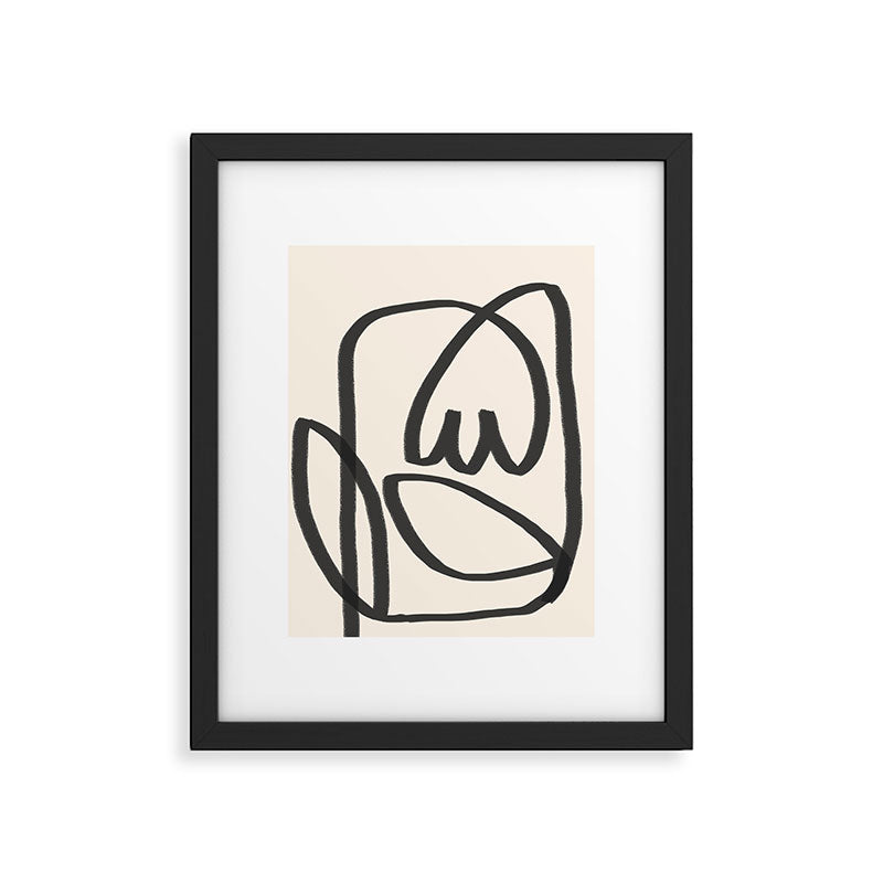Abstract Tulip Framed Art Print Gallery Image 4