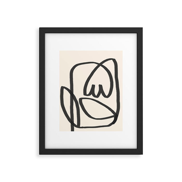 Abstract Tulip Framed Art Print Gallery Image 1