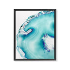 Agate - marine Framed Canvas Print Gallery Image 8