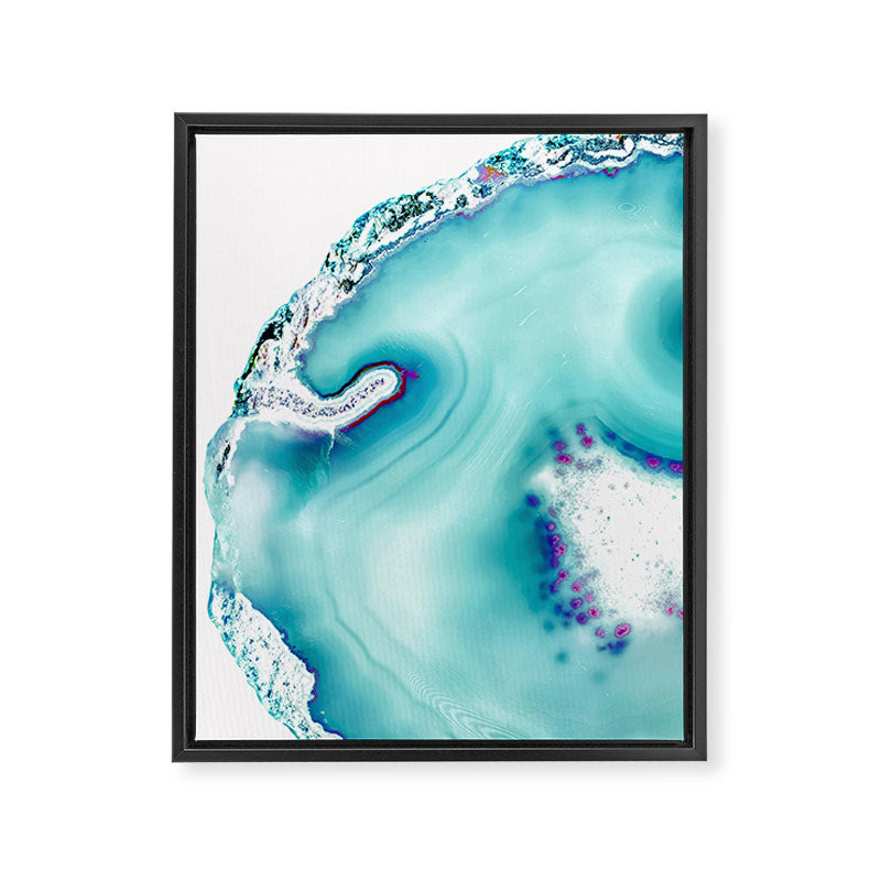 Agate - marine Framed Canvas Print Gallery Image 8