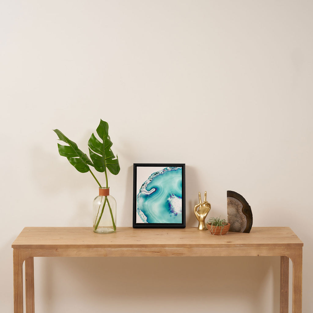 Agate - marine Framed Canvas Print Gallery Image 4