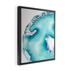Agate - marine Framed Canvas Print Gallery Image 2
