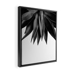 Agave fringe - noir Framed Canvas Print Gallery Image 2