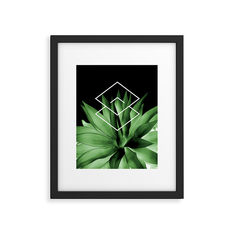 Agave geometrics III Framed Art Print Gallery Image 5