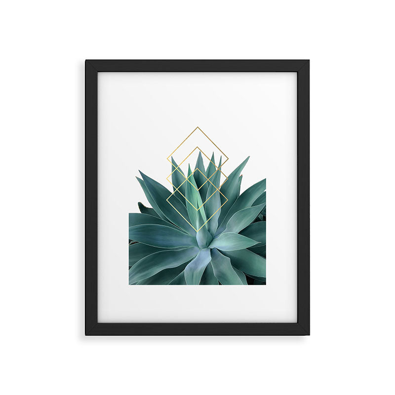 Agave geometrics Framed Art Print Gallery Image 4