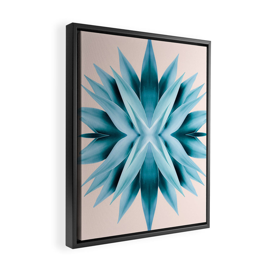 Agave mandala Framed Canvas Print Gallery Image 2