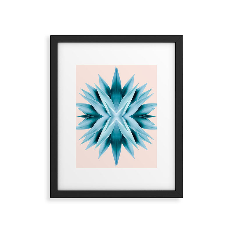 Agave mandala Framed Art Print Gallery Image 5