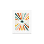 All Seeing Evil Eye - earthy Art Print Gallery Image 1