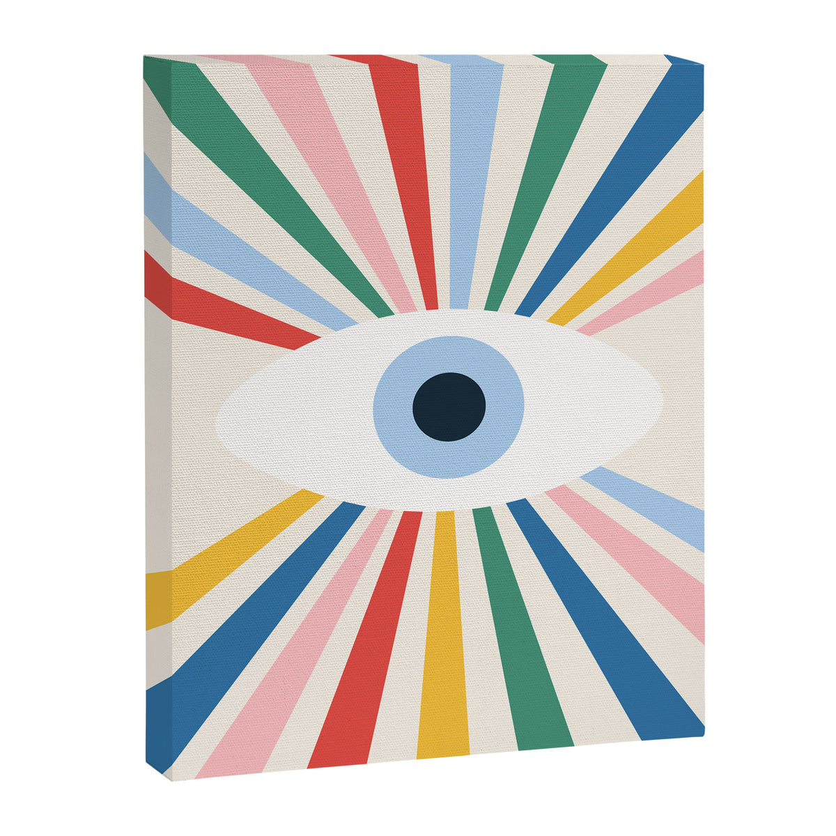 All Seeing Evil Eye - primary Canvas Print Gallery Image 6