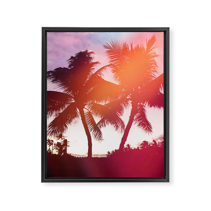 Aloha palms Framed Canvas Print Gallery Image 1