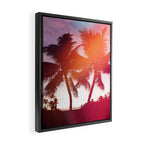 Aloha palms Framed Canvas Print Gallery Image 2