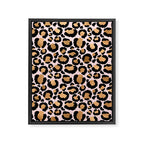 Animal print - pink copper Framed Canvas Print Gallery Image 8
