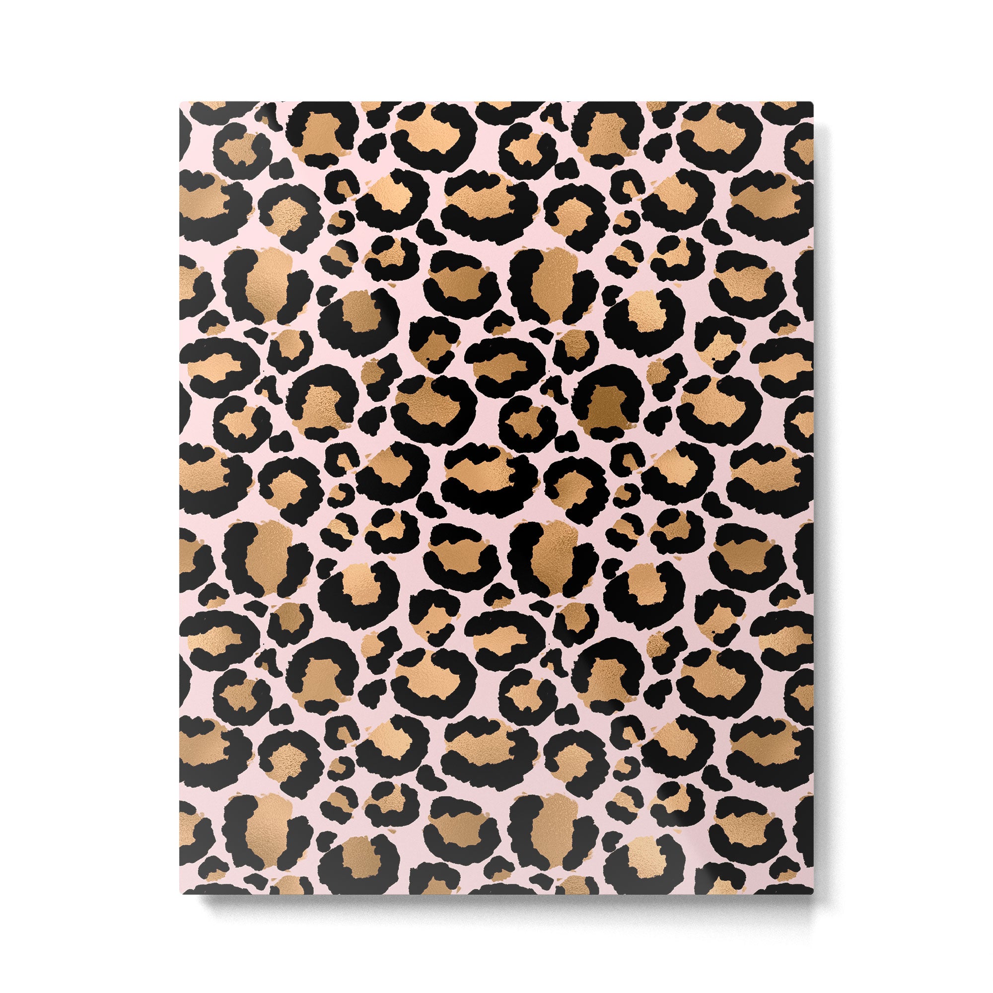 Animal print - pink copper Metal Print Gallery Image 6