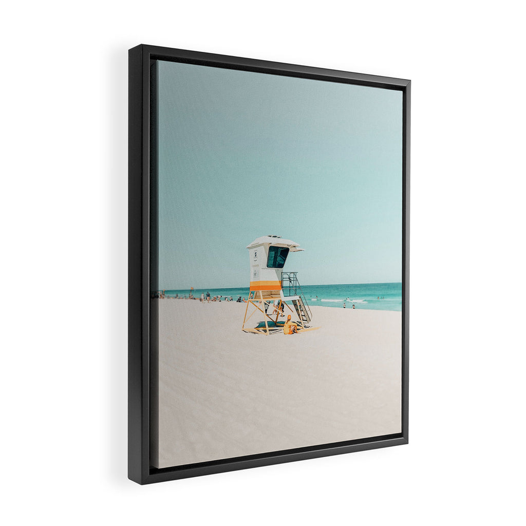 Aussie lifeguard Framed Canvas Print Gallery Image 2