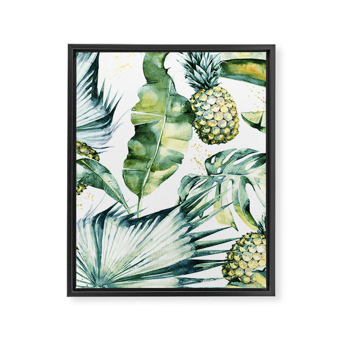 Bahamas - golden Framed Canvas Print Gallery Image 1