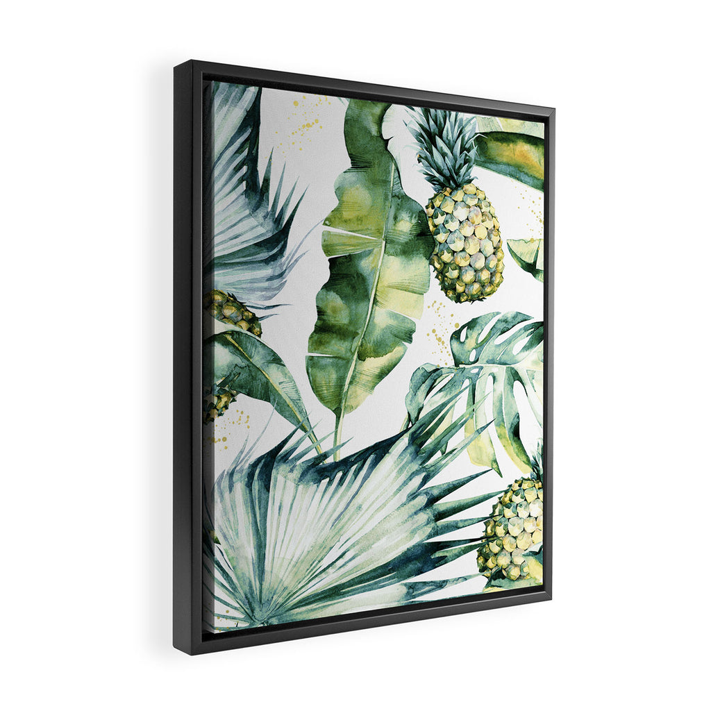 Bahamas - golden Framed Canvas Print Gallery Image 2
