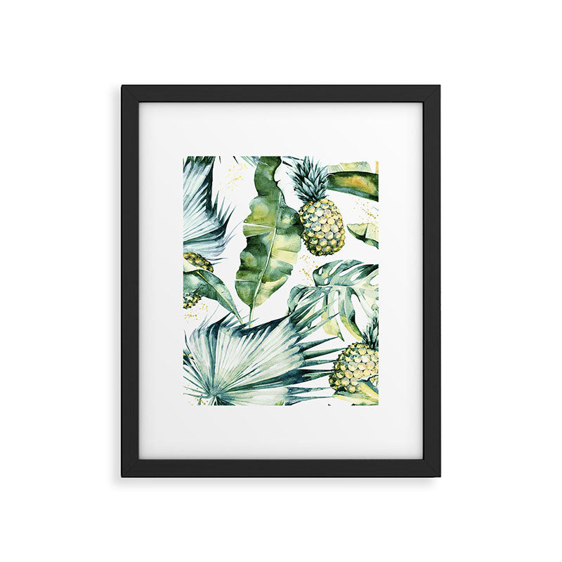 Bahamas - golden Framed Art Print Gallery Image 6
