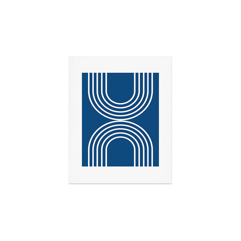Balance - blue Art Print Gallery Image 1