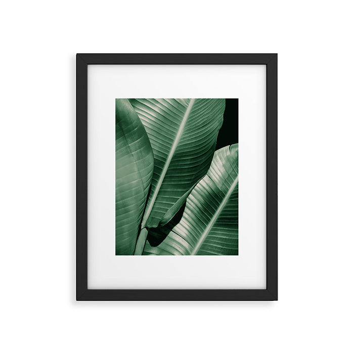 Banana leaf allure Framed Art Print Gallery Image 1