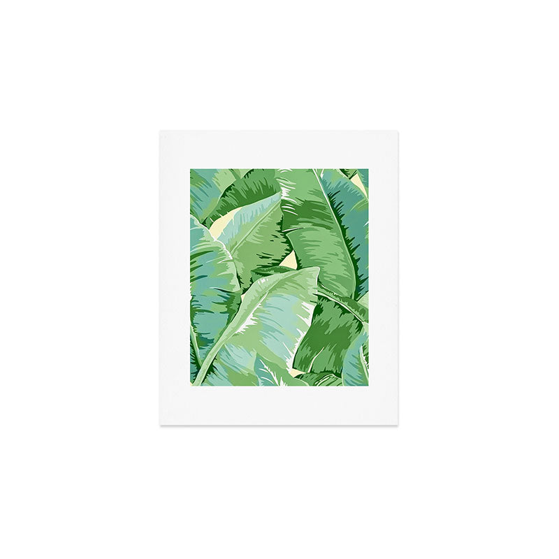 Banana leaf grandeur Art Print Gallery Image 1