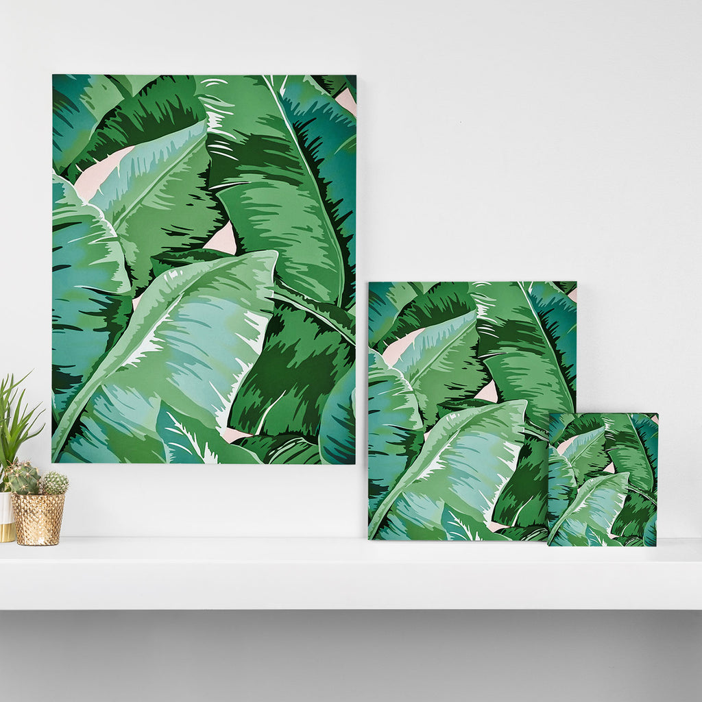 Banana leaf grandeur II Canvas Print Gallery Image 3