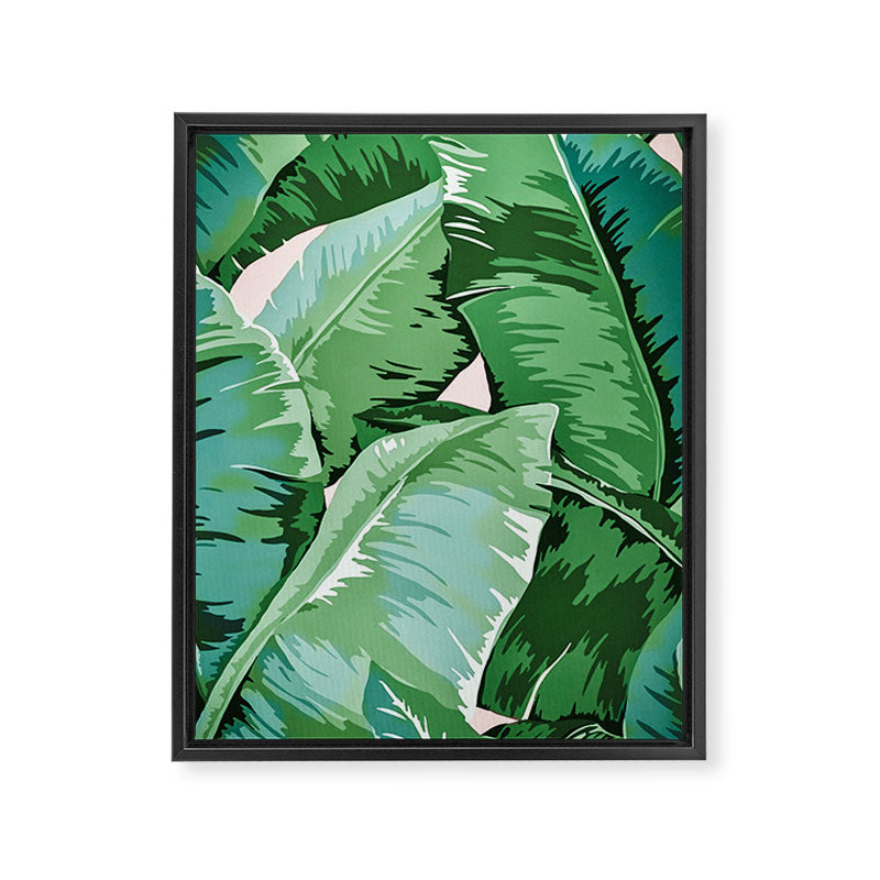 Banana leaf grandeur II Framed Canvas Print Gallery Image 8