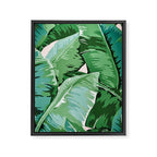 Banana leaf grandeur II Framed Canvas Print Gallery Image 8