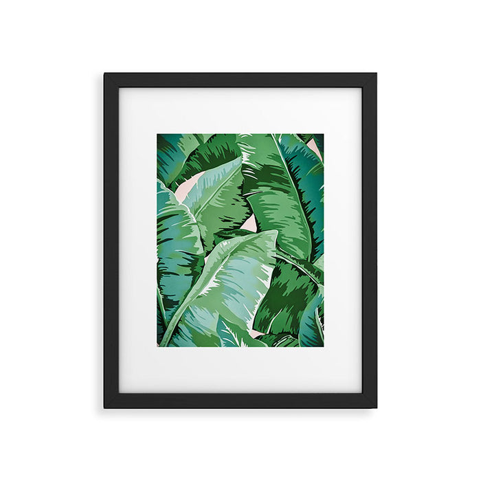 Banana leaf grandeur II Framed Art Print Gallery Image 1