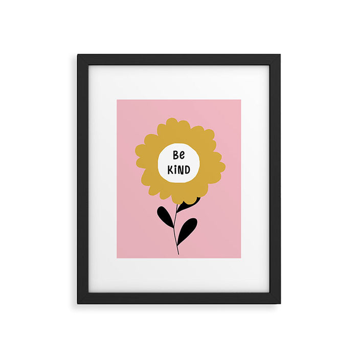 Be Kind Framed Art Print Gallery Image 1