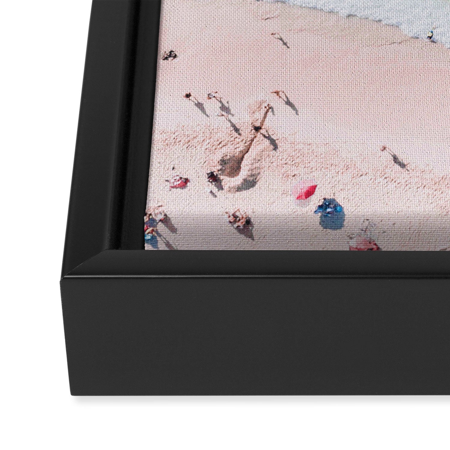 Beach Sunday Framed Canvas Print Gallery Image 3