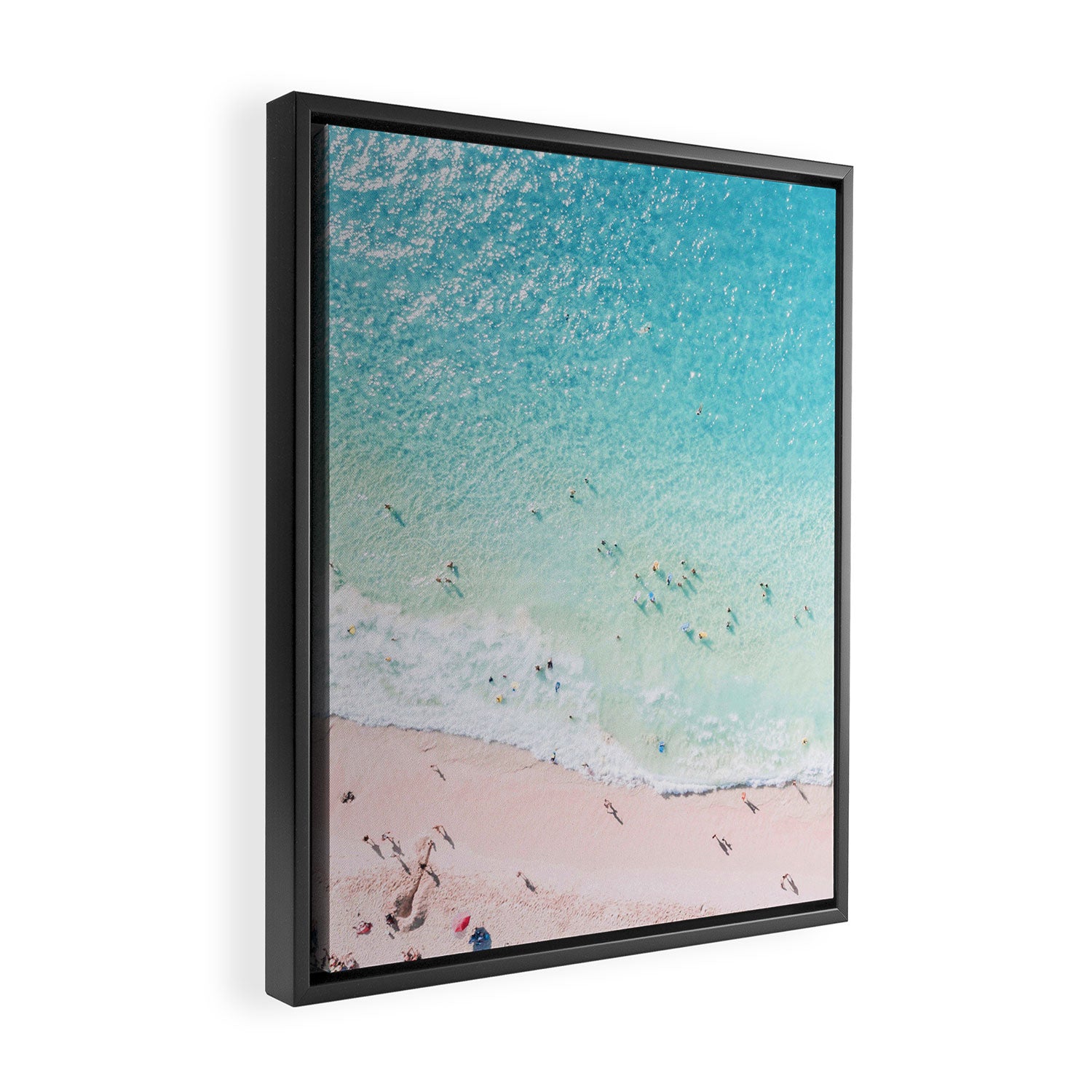 Beach Sunday Framed Canvas Print Gallery Image 2