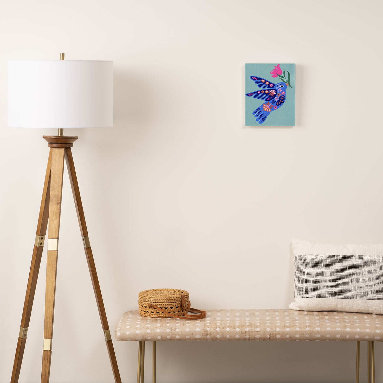 Bird and Bloom Canvas Print Gallery Image 2