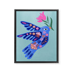 Bird and Bloom Framed Canvas Print Gallery Image 6