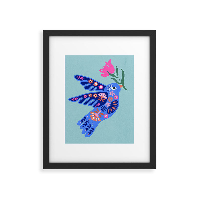 Bird and Bloom Framed Art Print Gallery Image 5