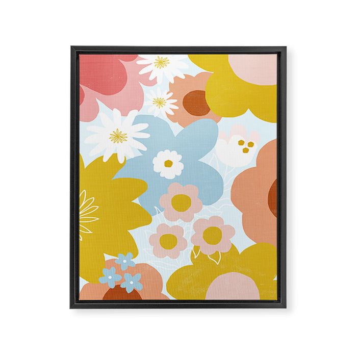 Bohemian bloom Framed Canvas Print Gallery Image 1