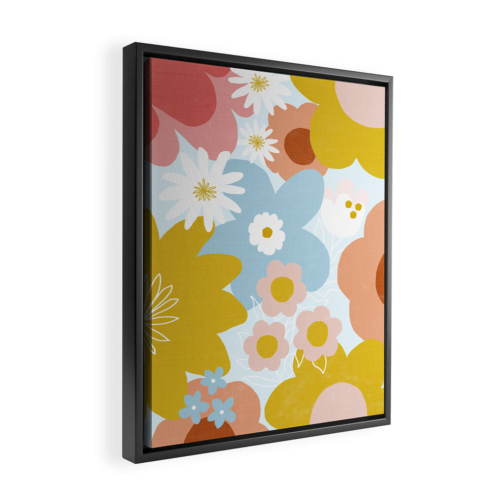 Bohemian bloom Framed Canvas Print Gallery Image 2