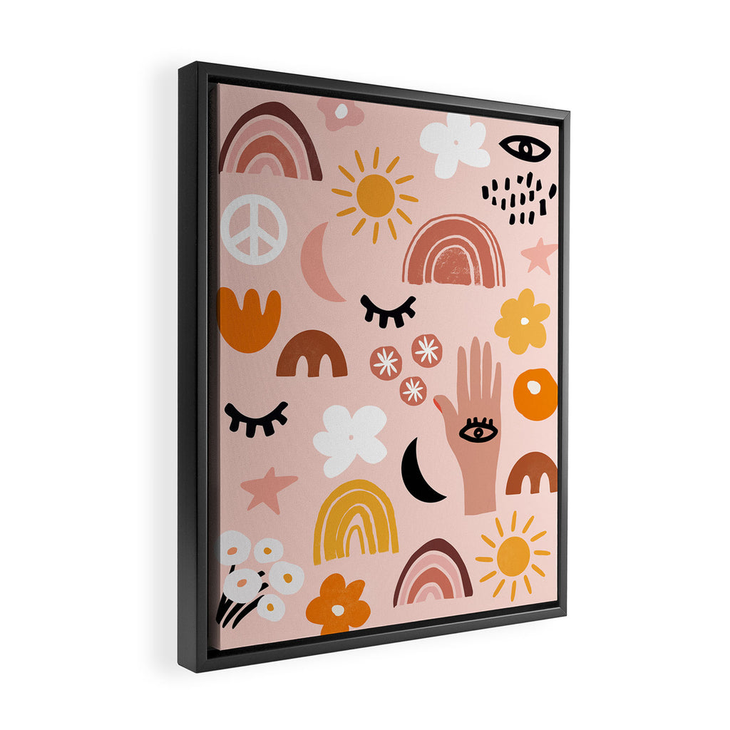 Boho mystic Framed Canvas Print Gallery Image 2