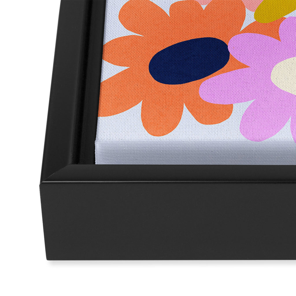 Bold Blooms 2 Framed Canvas Print Gallery Image 3