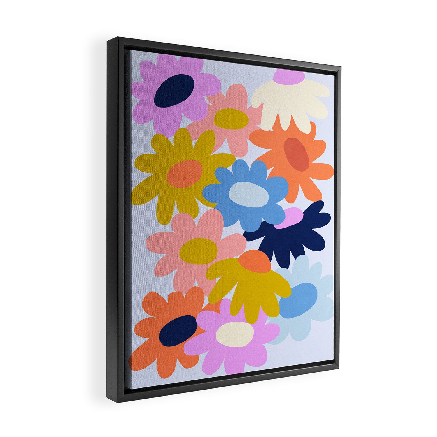 Bold Blooms 2 Framed Canvas Print Gallery Image 2