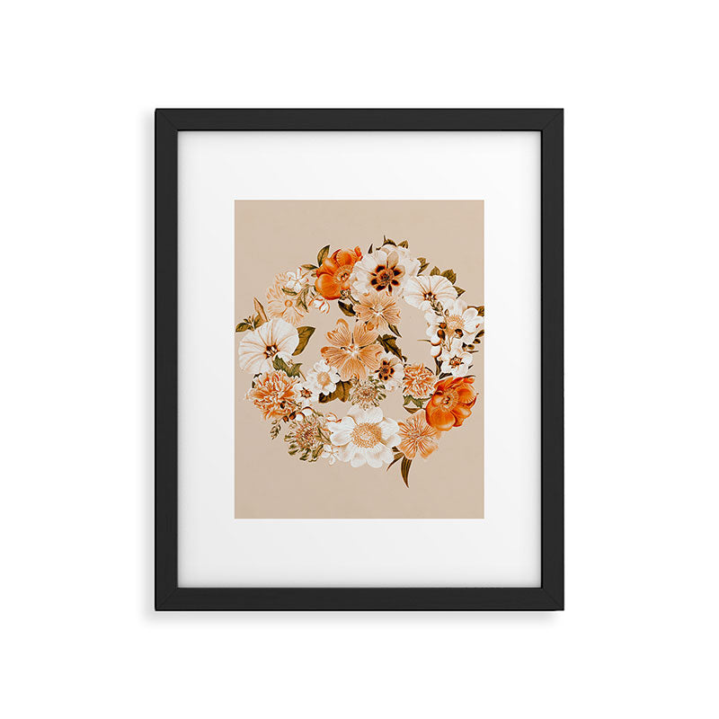 Botanica Peace sign - bohemian Framed Art Print Gallery Image 6