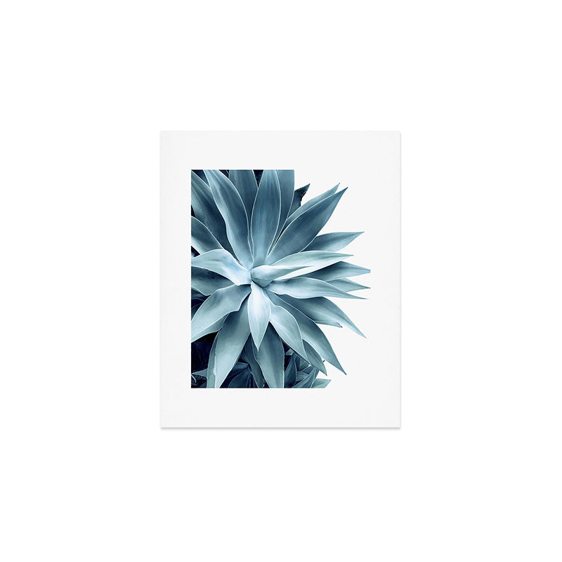 Bursting into life - teal Art Print Gallery Image 1