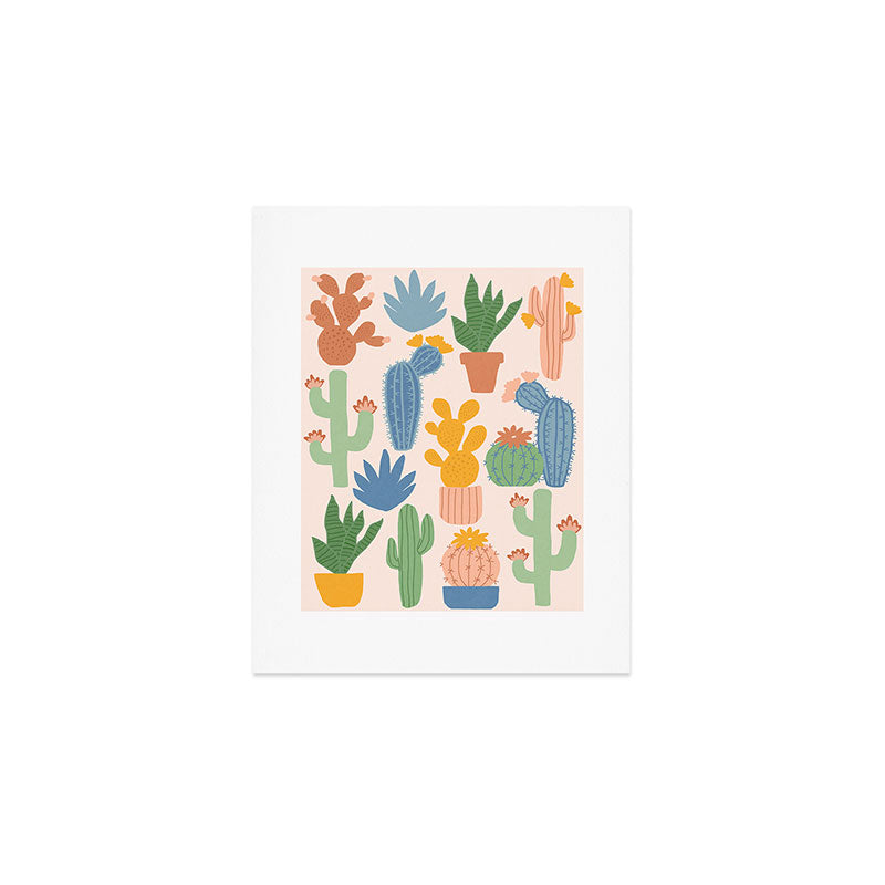 Cactus Garden Art Print Gallery Image 1