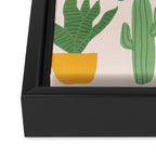 Cactus Garden Framed Canvas Print Gallery Image 3