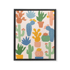 Cactus Garden Framed Canvas Print Gallery Image 6