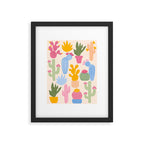 Cactus Garden - pastel Framed Art Print Gallery Image 5