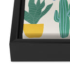 Cactus Garden - primary Framed Canvas Print Gallery Image 3