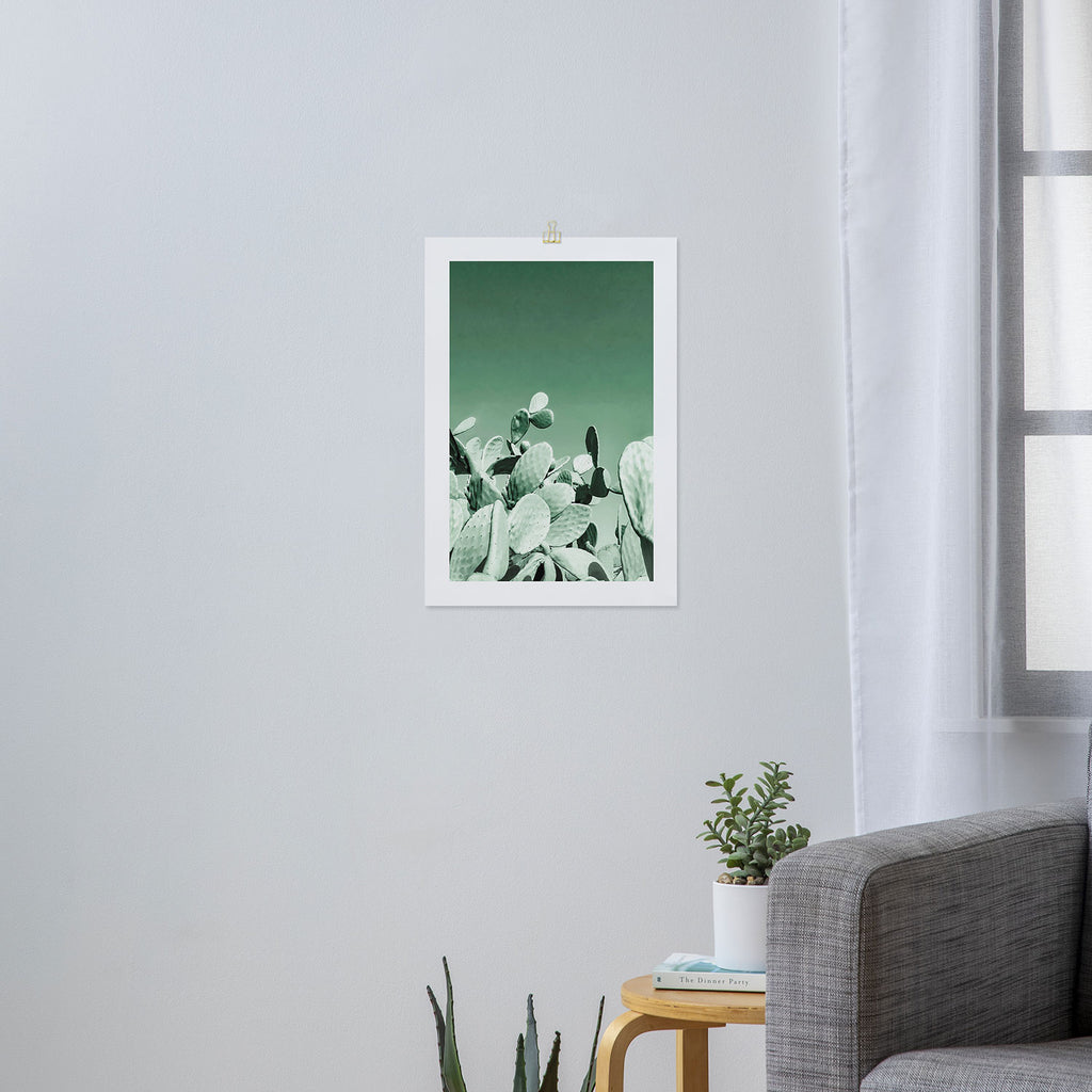 Cactus prickly pear Art Print Gallery Image 3