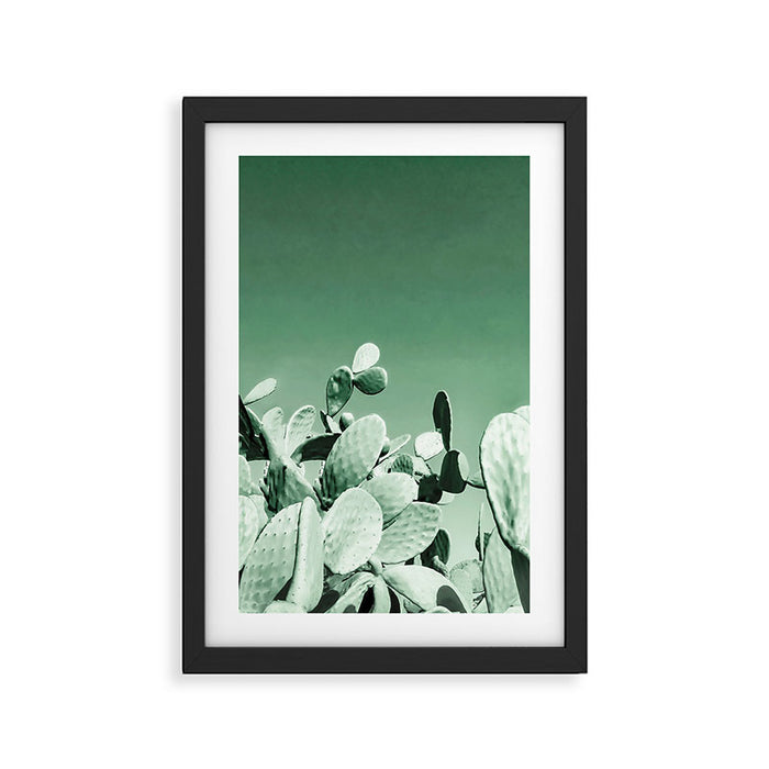 Cactus prickly pear Framed Art Print Gallery Image 1